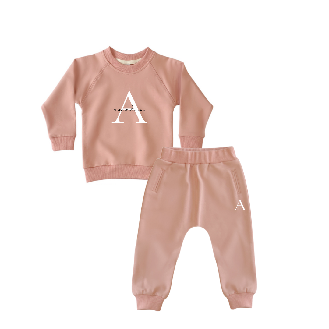 MLW By Design - Personalised Luxe Tracksuit | Blush