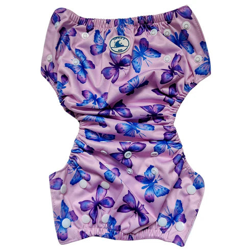 Little E & Co - Reusable Swim Nappy & Mini Wet Bag | Butterflies