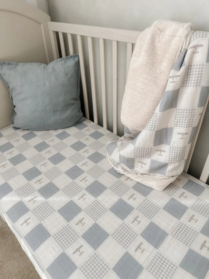 Pop Ya Tot - Fitted Cot Sheet | Wright Flyer