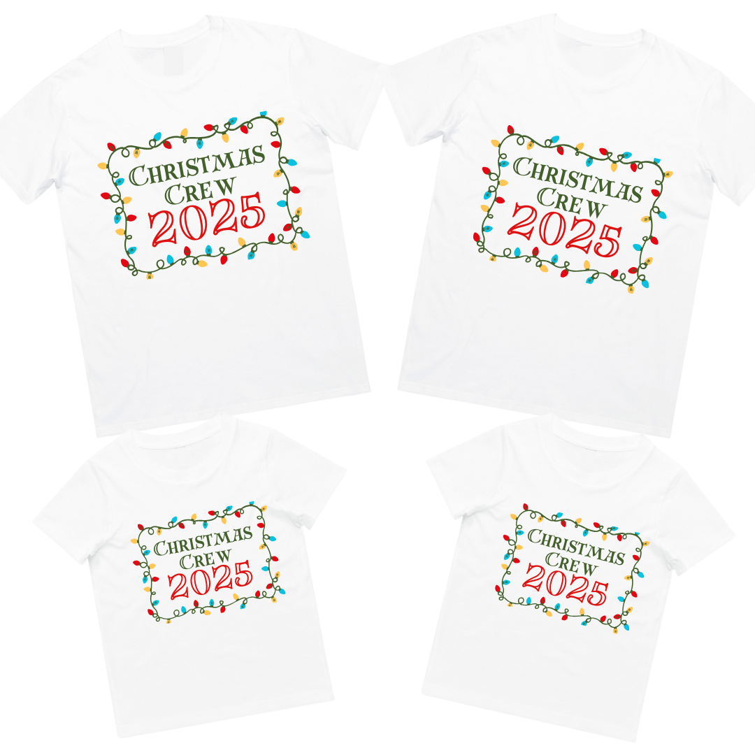 MLW By Design - Matching Christmas Crew 2025 Tees | Various Colours