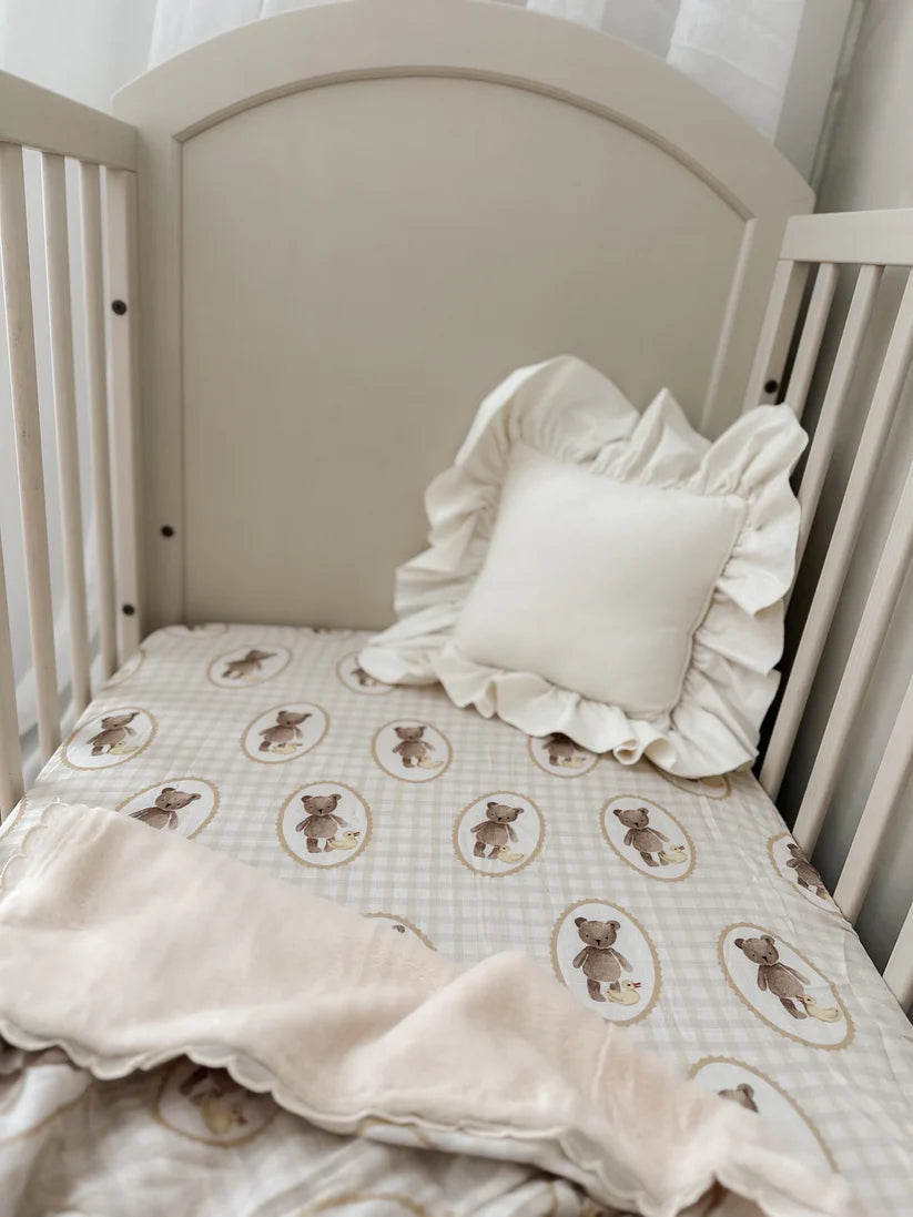 Pop Ya Tot - Fitted Cot Sheet | Ted & Duck