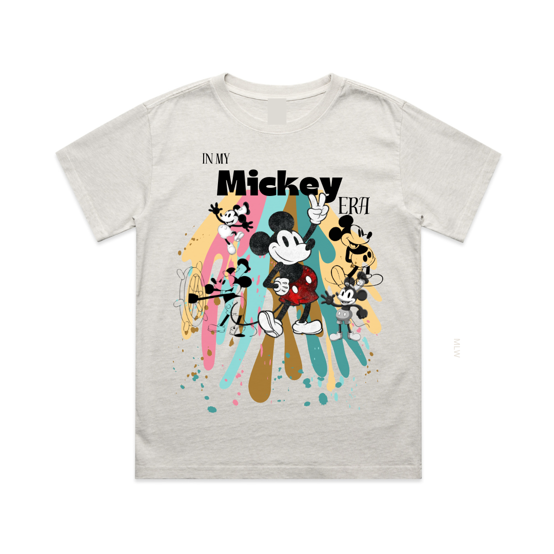 MLW By Design - Mickey Vintage Oversized Tee