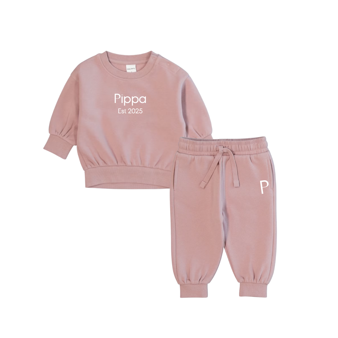 MLW By Design - Established Personalised Tracksuit | Mauve | LIMITED EDITION