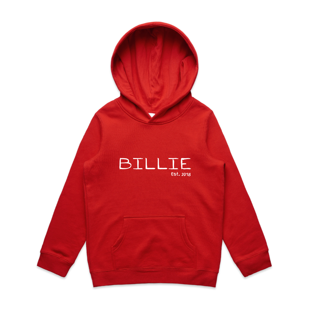 MLW By Design - Personalised Handwriting Fleece Hoodie | Various Colours