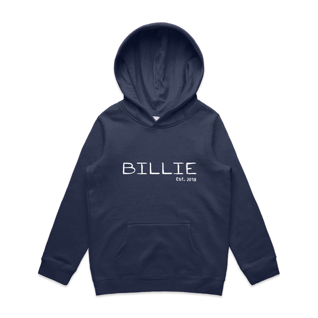 MLW By Design - Personalised Handwriting Fleece Hoodie | Various Colours