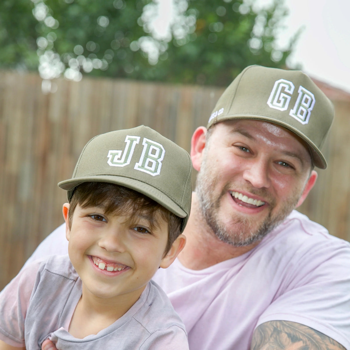 Cubs & Co - PERSONALISED OLIVE W/ INITIALS | ATHLETIC GREEN PRINT