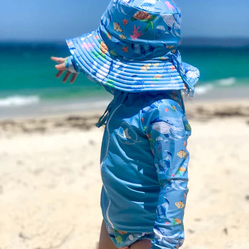 Little E & Co - Long Sleeve Rashie | Ocean