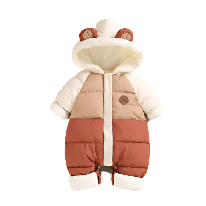 Two Tone Puffer Bear Onesie | 2 Colours