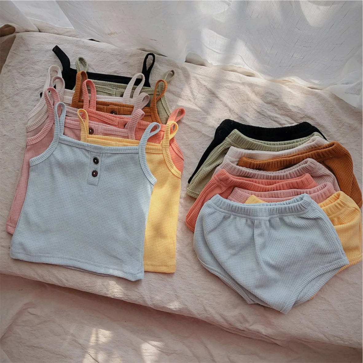 Summer Spaghetti Strap Sets | Various Colours