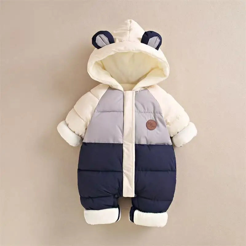 Two Tone Puffer Bear Onesie | 2 Colours