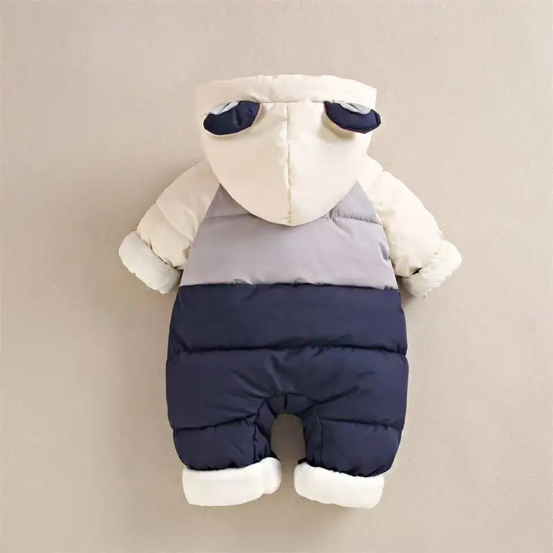 Two Tone Puffer Bear Onesie | 2 Colours