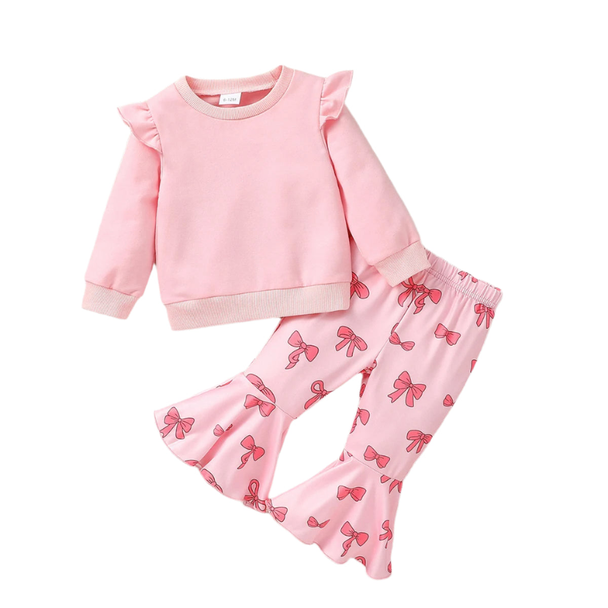 Pink Bows Flare Set
