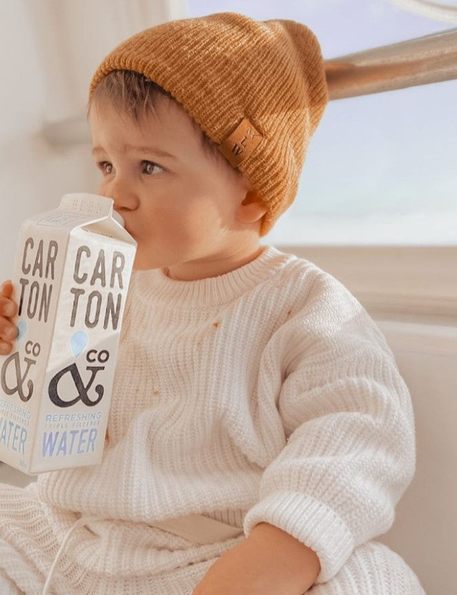MLW By Design - Knit Beanie | Mustard