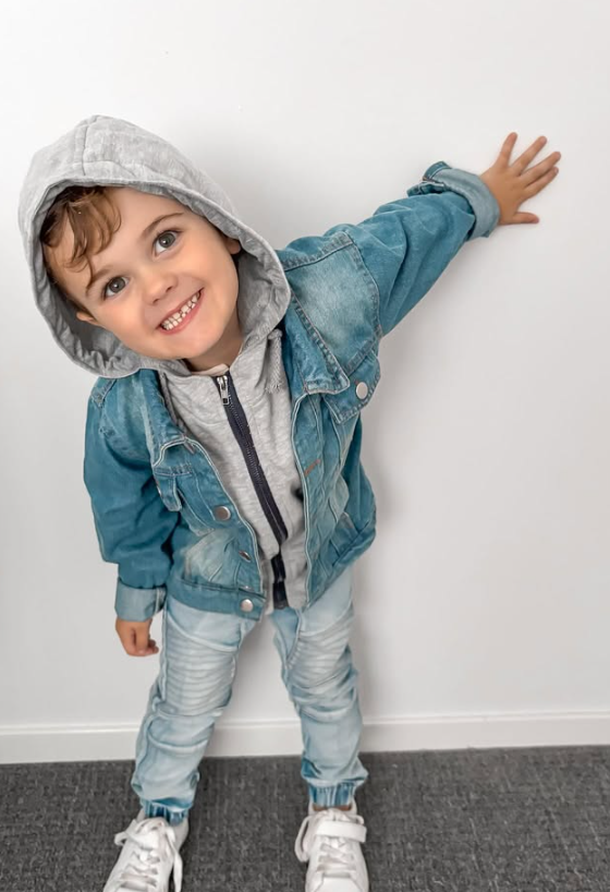 Denim Hoodie Jacket