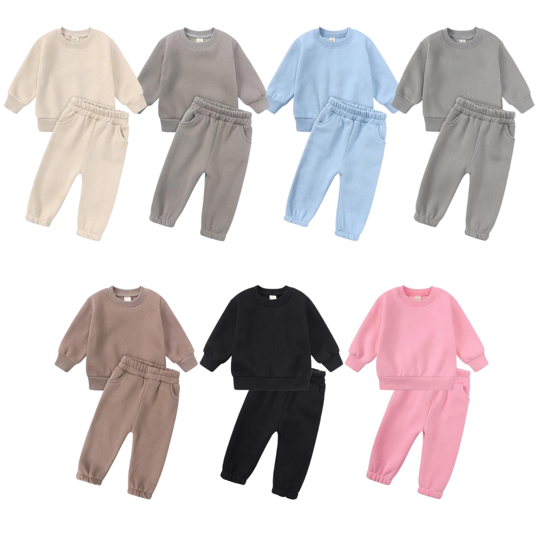 Fleecy Basic Tracksuits | 7 Colours