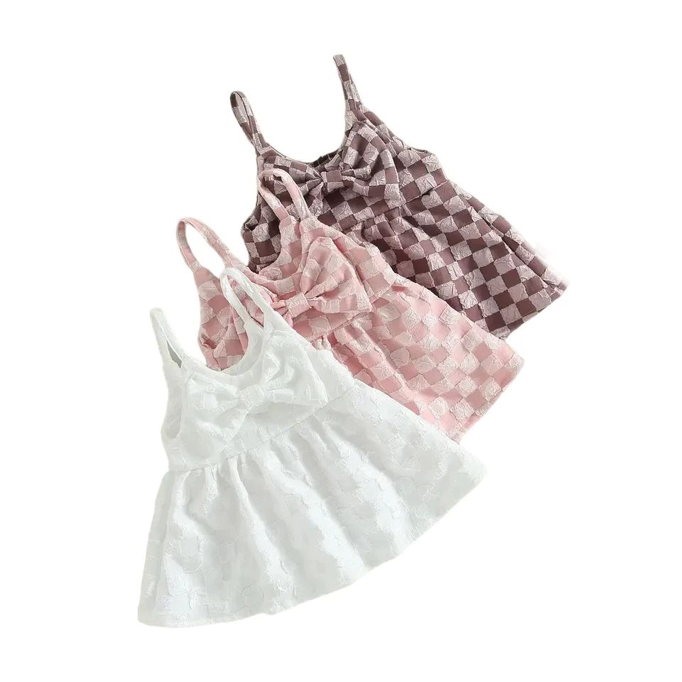 Checkered Bow Dress | 3 Colours