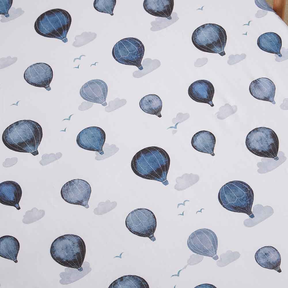 Snuggle Hunny Kids - Organic Fitted Cot Sheet | Cloud Chaser