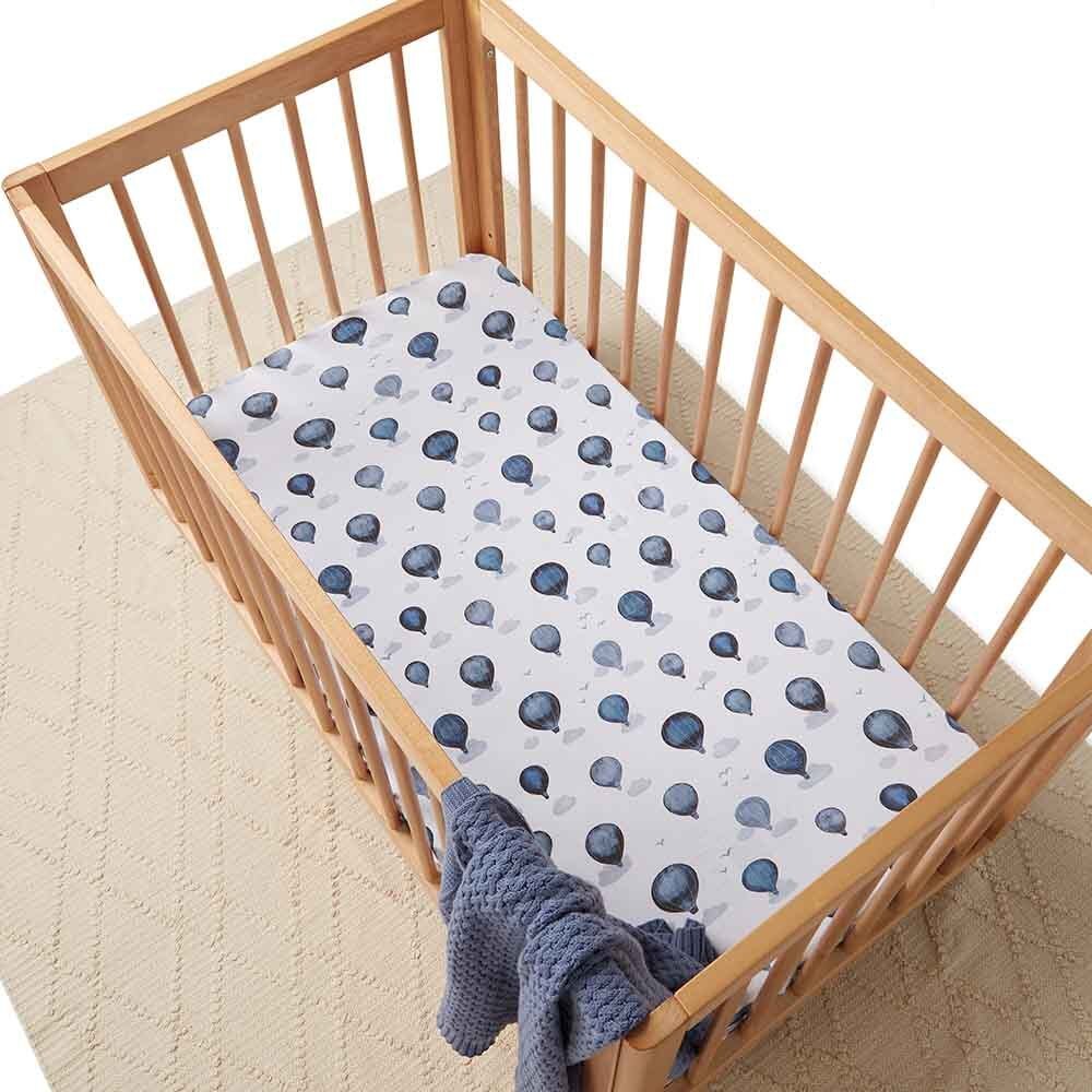 Snuggle Hunny Kids - Organic Fitted Cot Sheet | Cloud Chaser