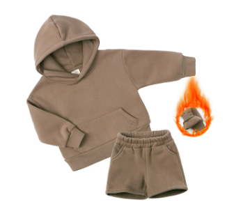 Shorts Tracksuit Set | Brown