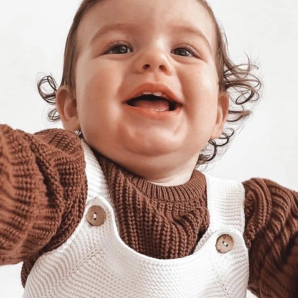 Little Zemi - Personalised Knit Jumper | Chocolate