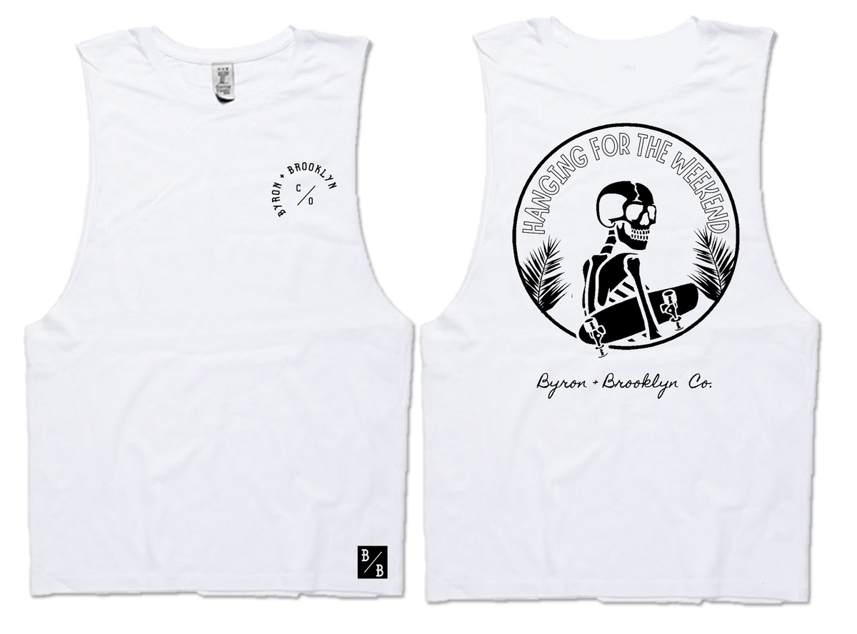 Byron Brooklyn Co - Hanging For The Weekend Tank | Black or White