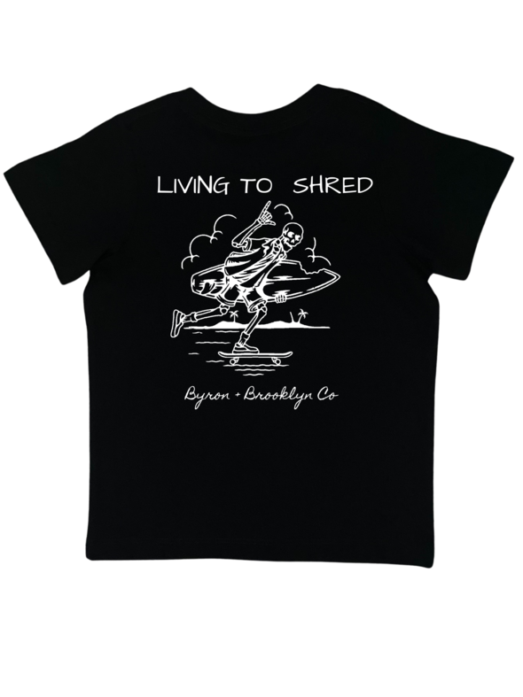 Byron Brooklyn Co - Living To Shred Tee | Various Colours