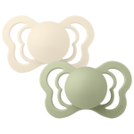 BIBS - Couture Silicone- Ivory/Sage