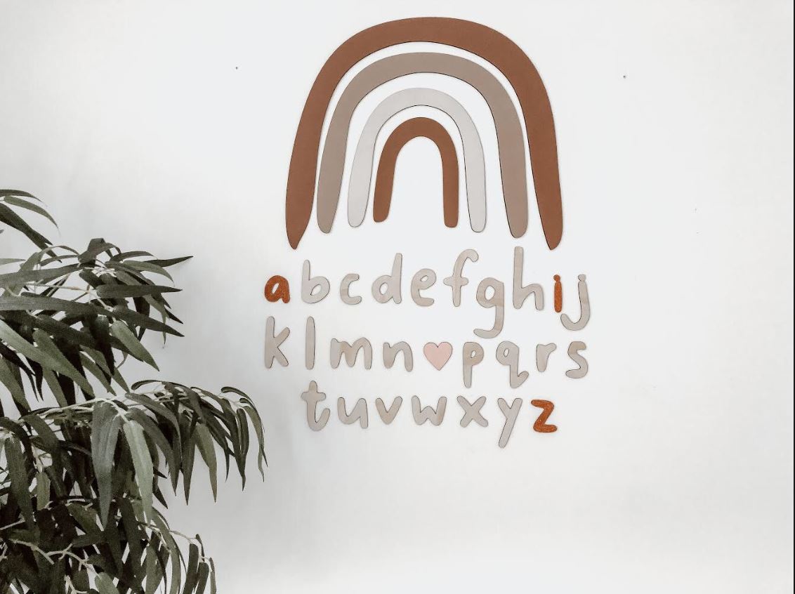 Timber Tinkers - Alphabet Wall