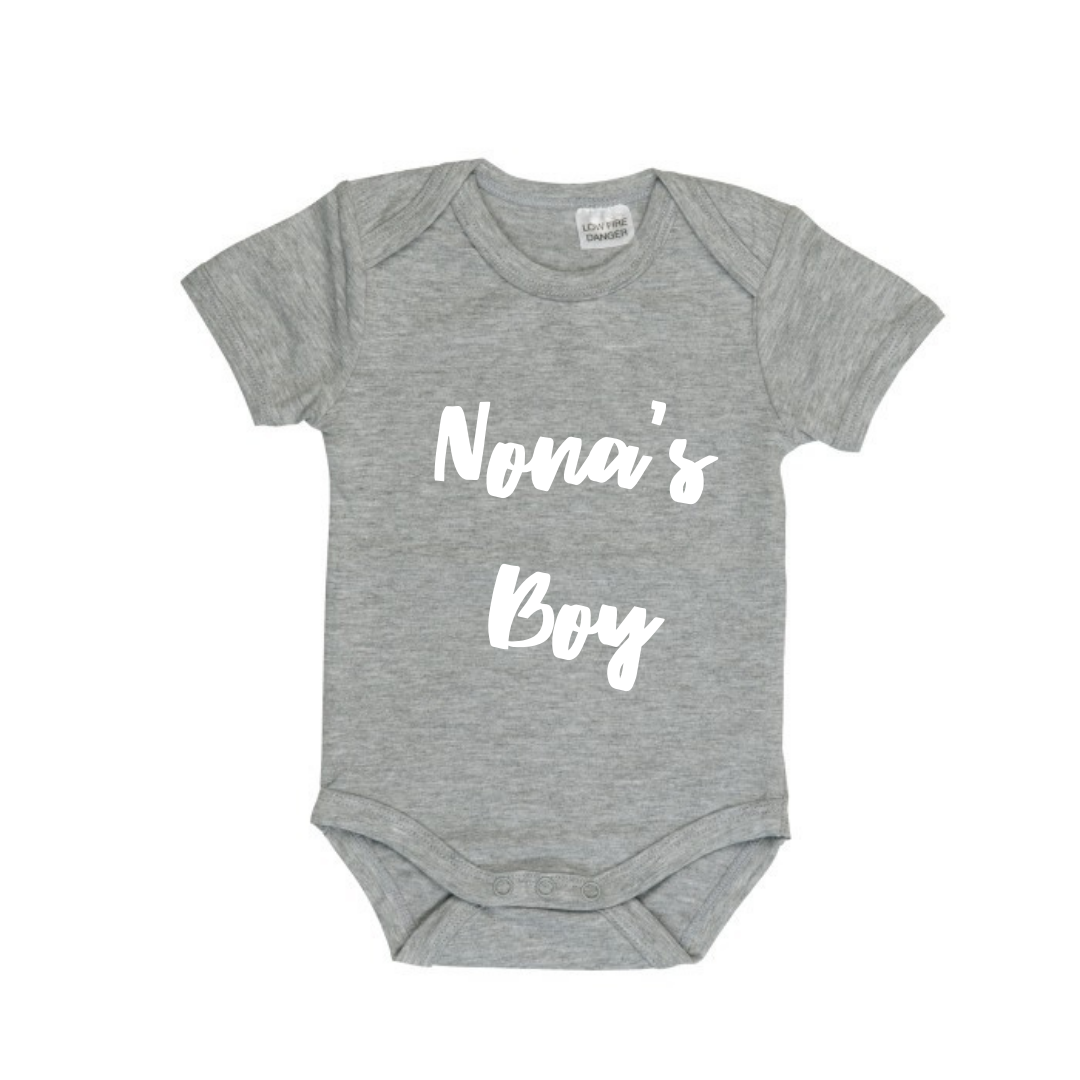 MLW By Design - Nona's Boy Bodysuit | Various Colours