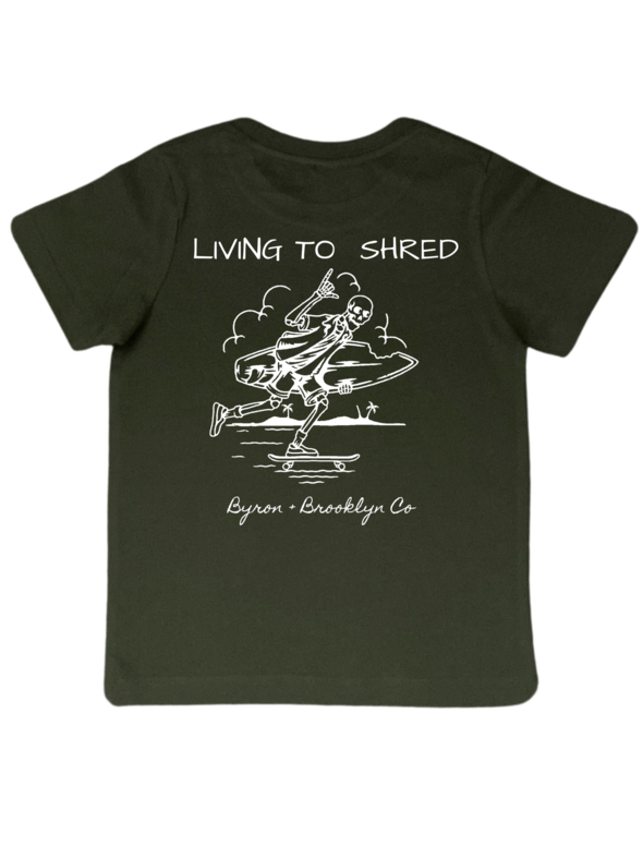 Byron Brooklyn Co - Living To Shred Tee | Various Colours