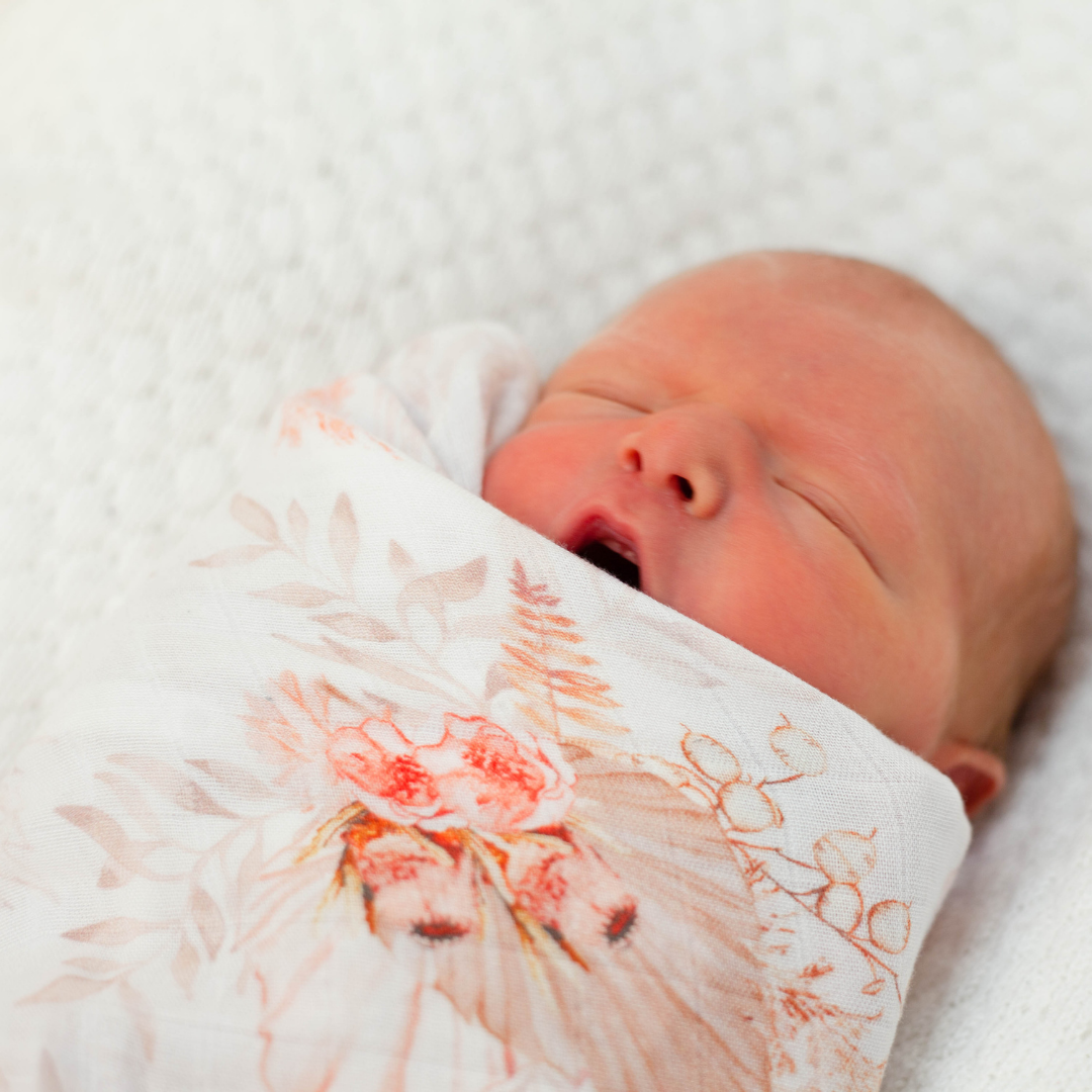 Anchor & Arrow - Organic Baby Swaddle | Native Blooms