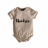 MLW by Design - Personalised Name Stonewash Bodysuit | Black or Sand