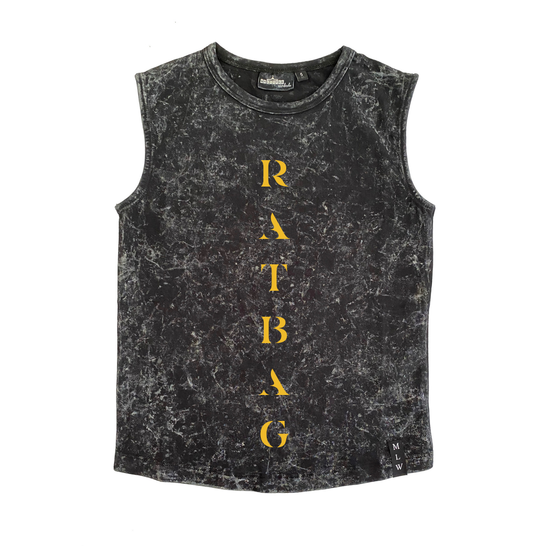 MLW By Design - Ratbag Stonewash Tank