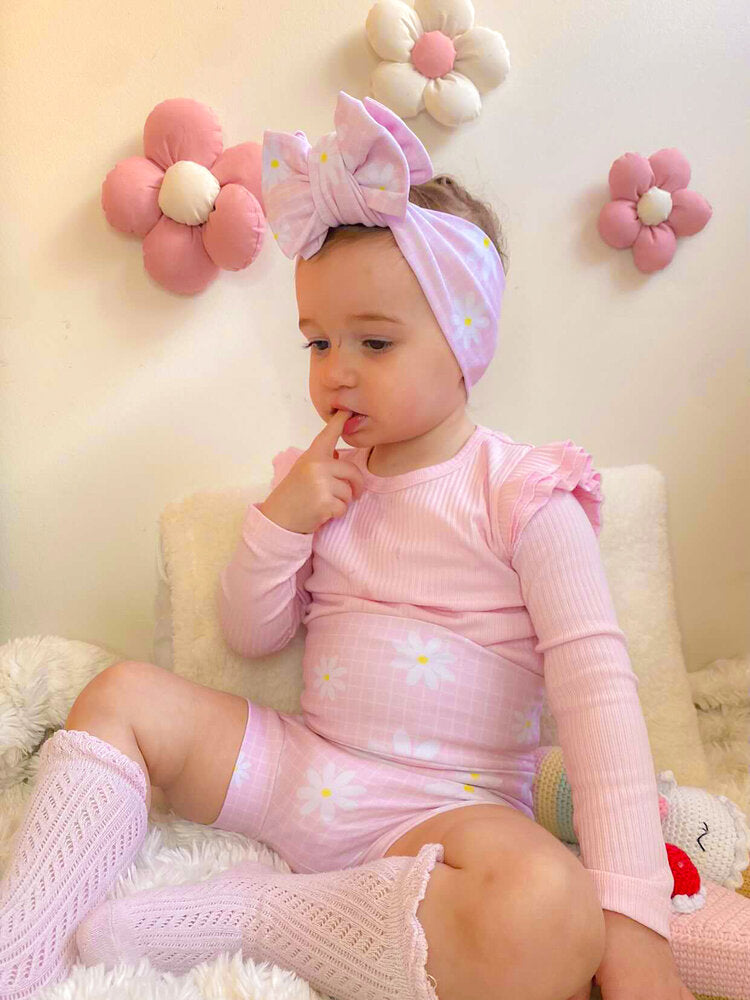 Laci Kay Collective - Handmade Bummies Set | Pink Daisy