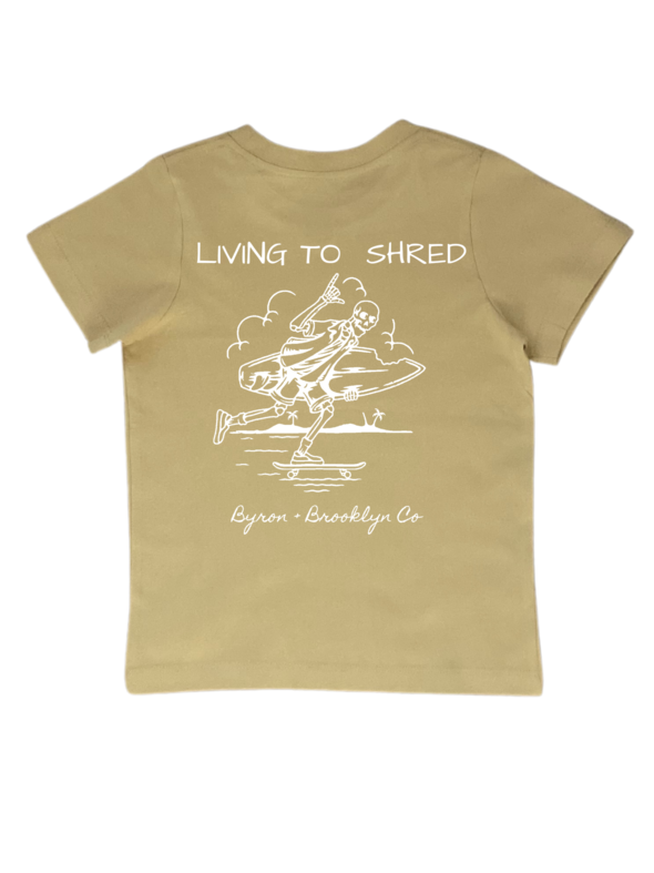Byron Brooklyn Co - Living To Shred Tee | Various Colours