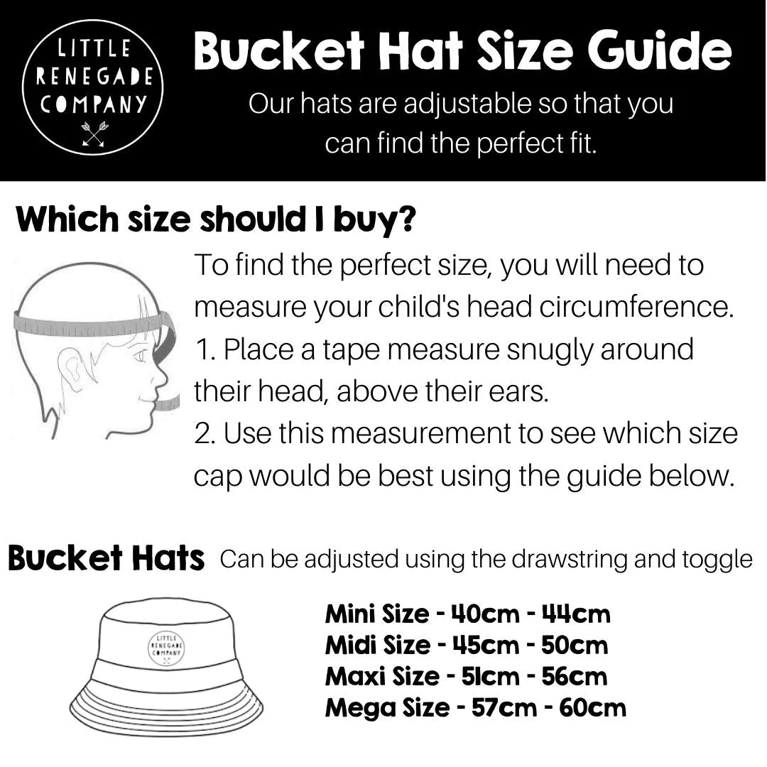 Little Renegade Company - Flourish Reversible Bucket Hat