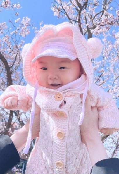 Bear Knit Onesie | Pink