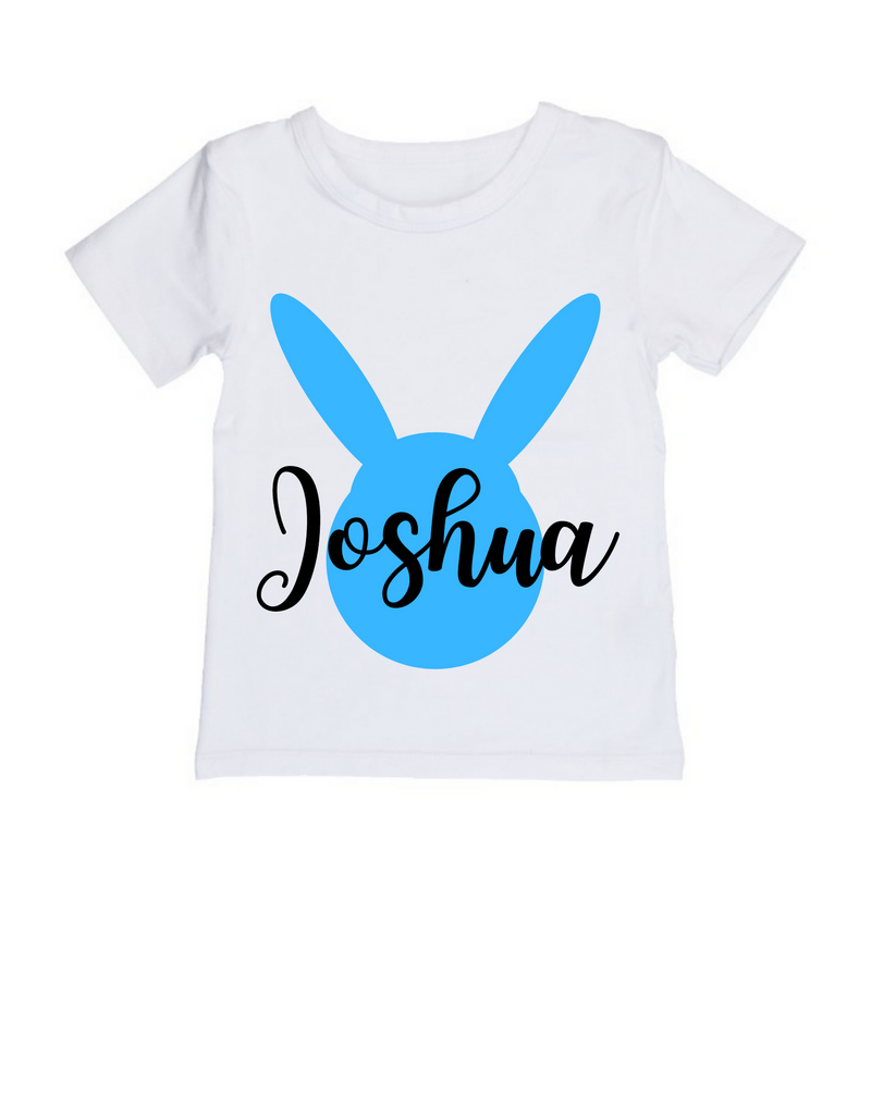 MLW By Design - Easter Personalised Tee | Blue