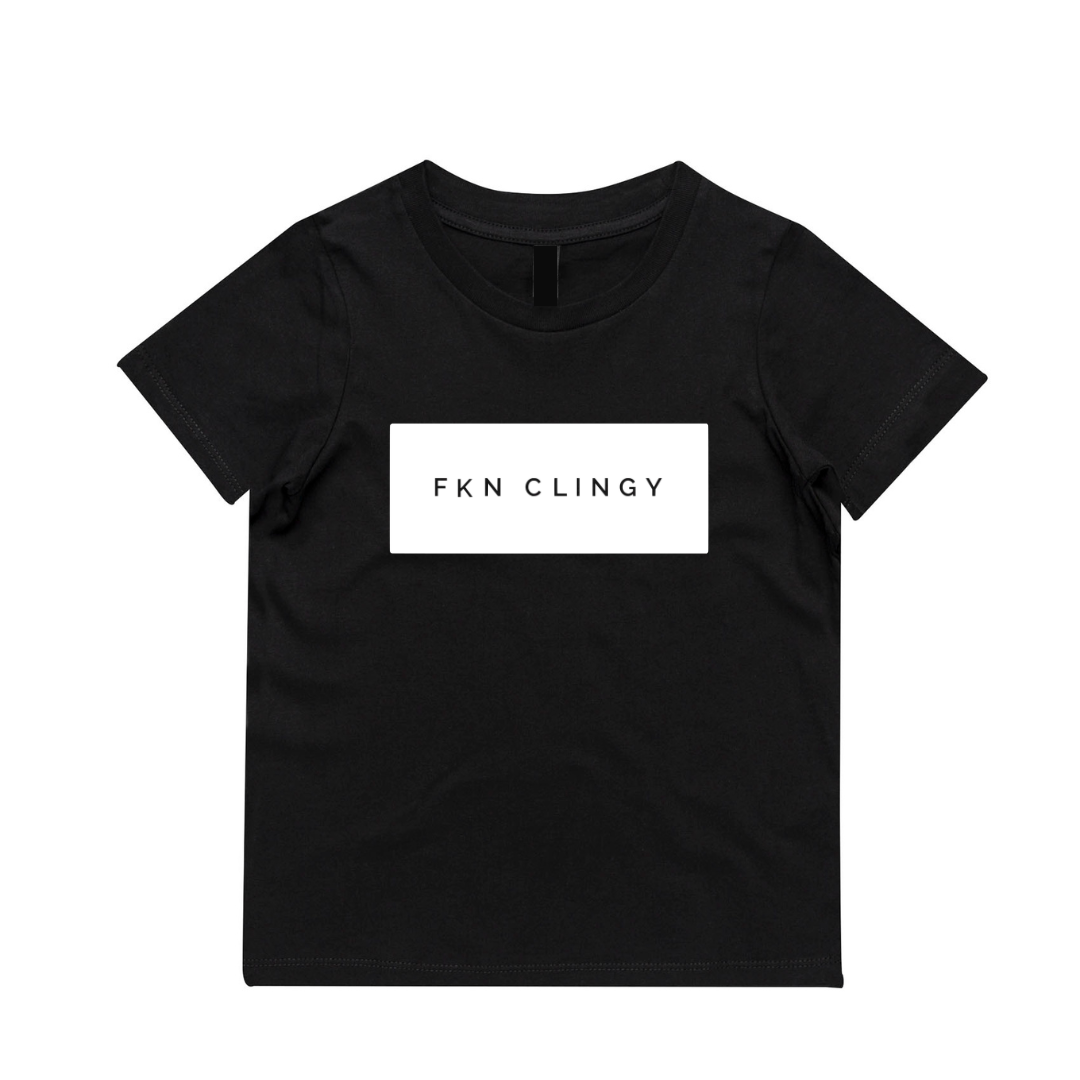 MLW By Design - FKN CLINGY™ Tee - White Print | Various Colours