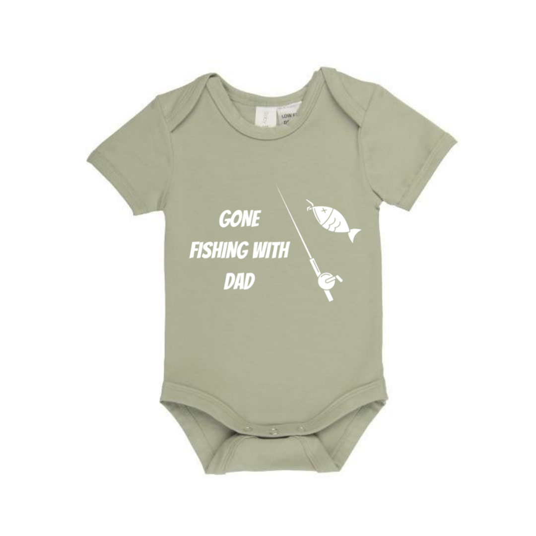 MLW By Design - Gone Fishing with Dad Bodysuit | Various Colours