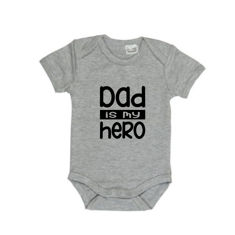 MLW by Design - Dad Is My Hero Bodysuit | Various Colours