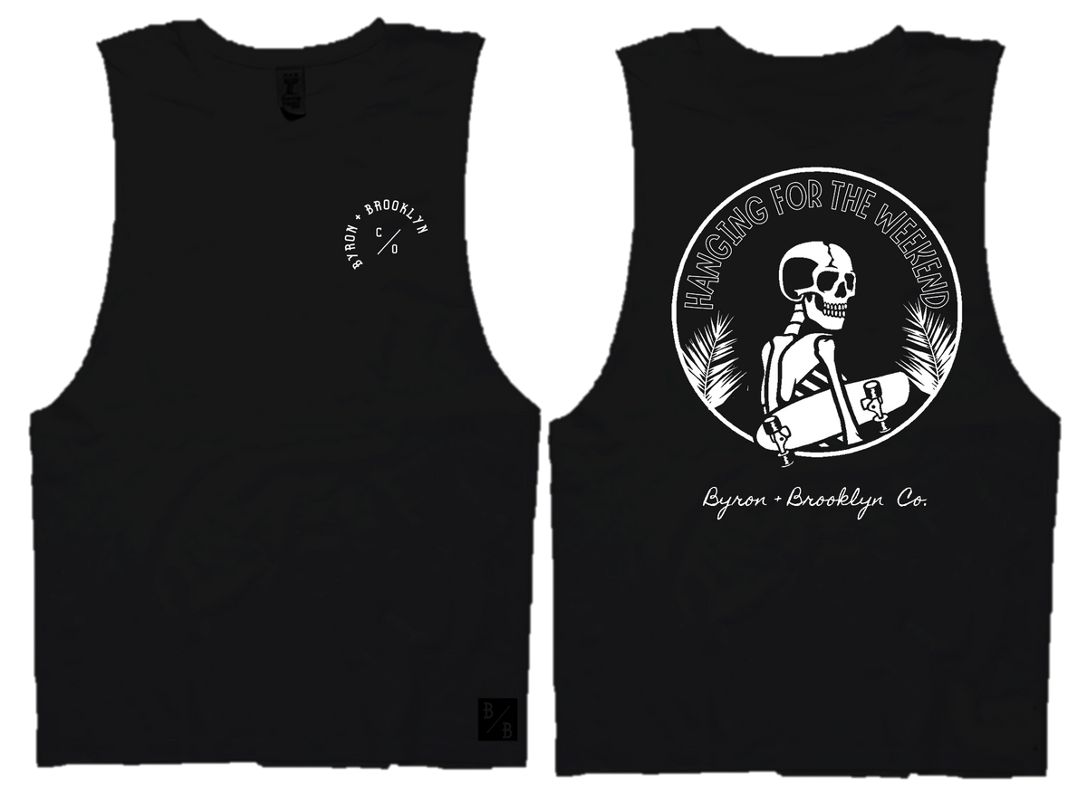 Byron Brooklyn Co - Hanging For The Weekend Tank | Black or White