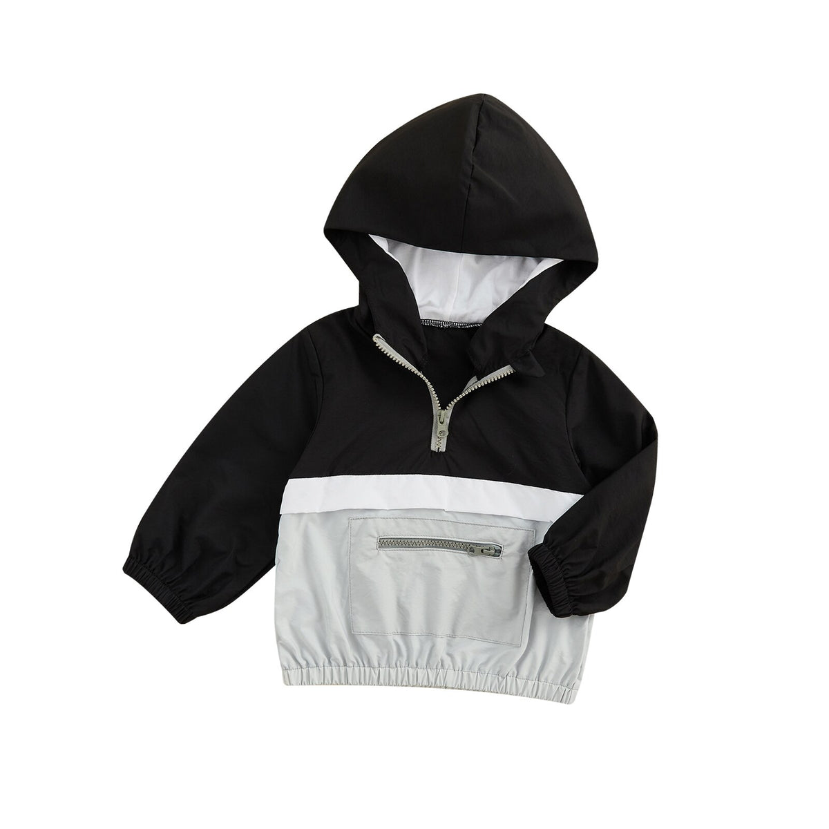 Hooded Windbreaker | Black