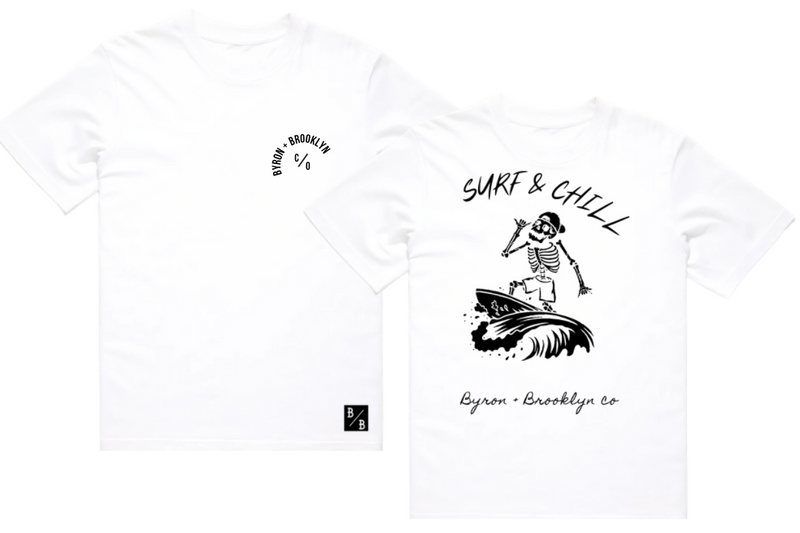 Byron Brooklyn Co - Surf And Chill Tee | Various Colours