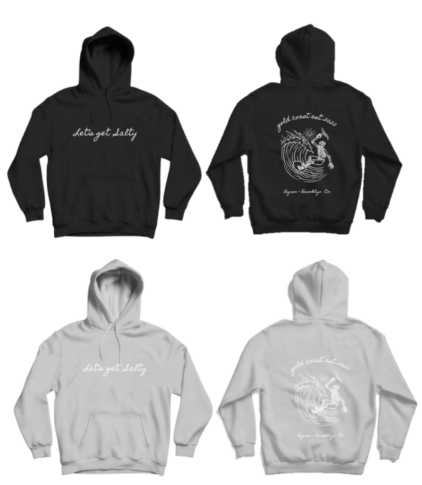 Byron Brooklyn Co - Let's Get Salty Hoodie | Black or Grey