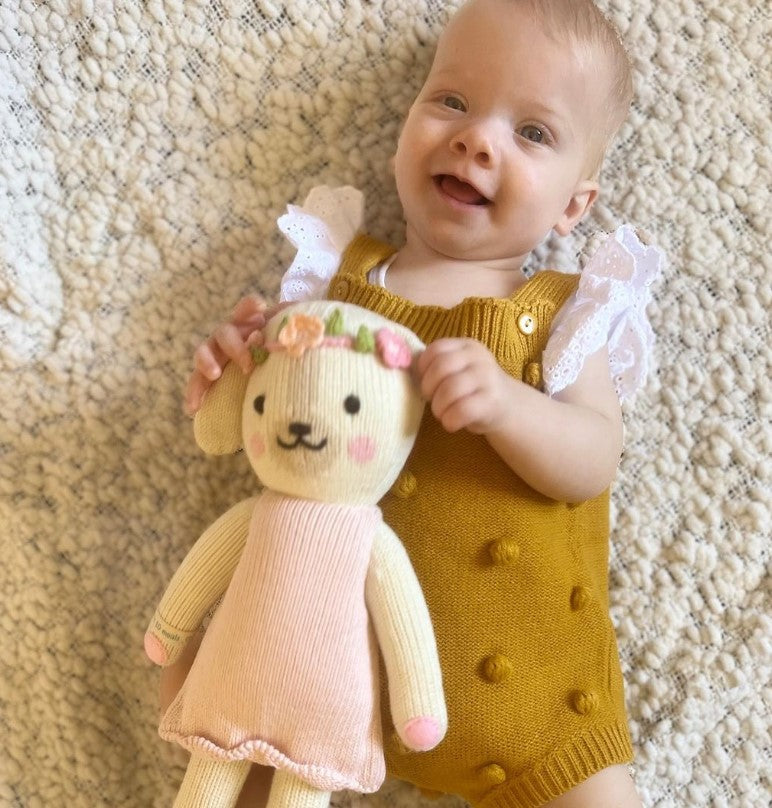 Knitted Dotty Rompers | 4 Colours