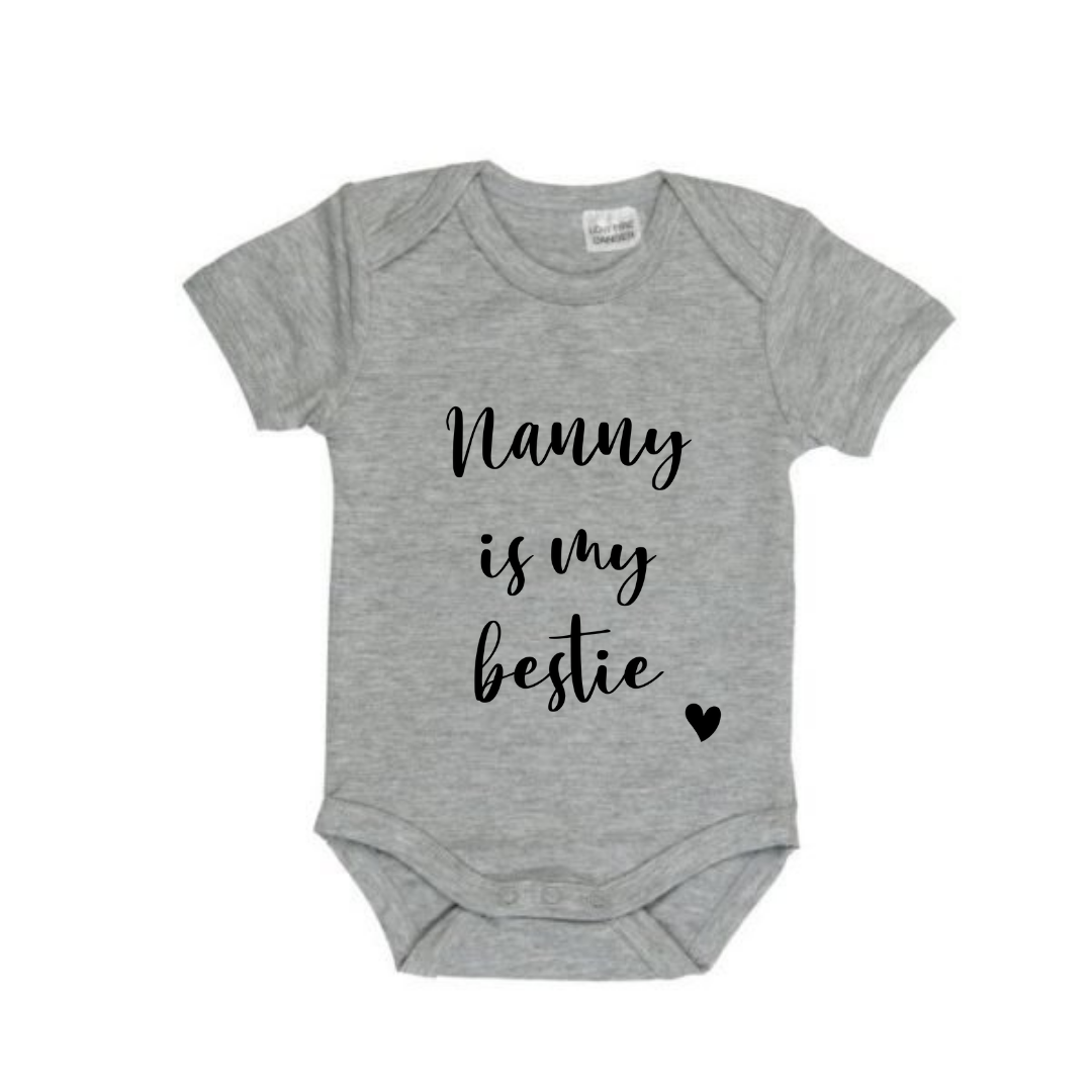 MLW By Design - Nanny Is My Bestie Bodysuit | Various Colours