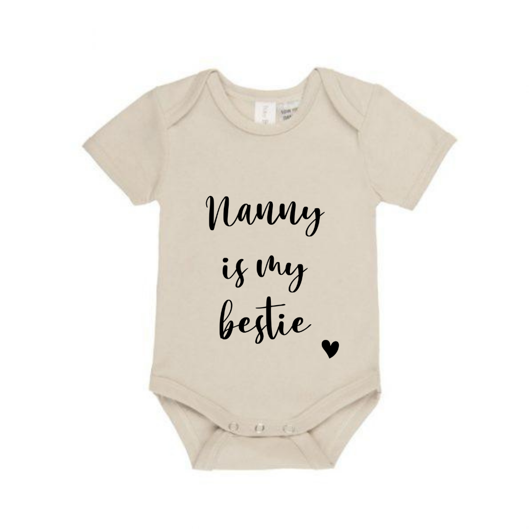 MLW By Design - Nanny Is My Bestie Bodysuit | Various Colours