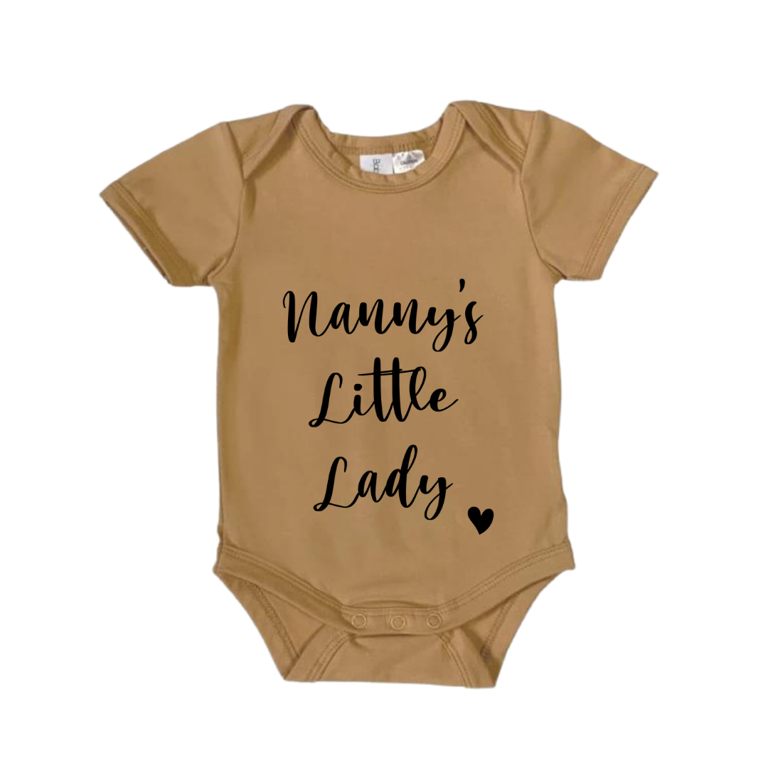 MLW By Design - Nanny's Little Lady Bodysuit | Various Colours