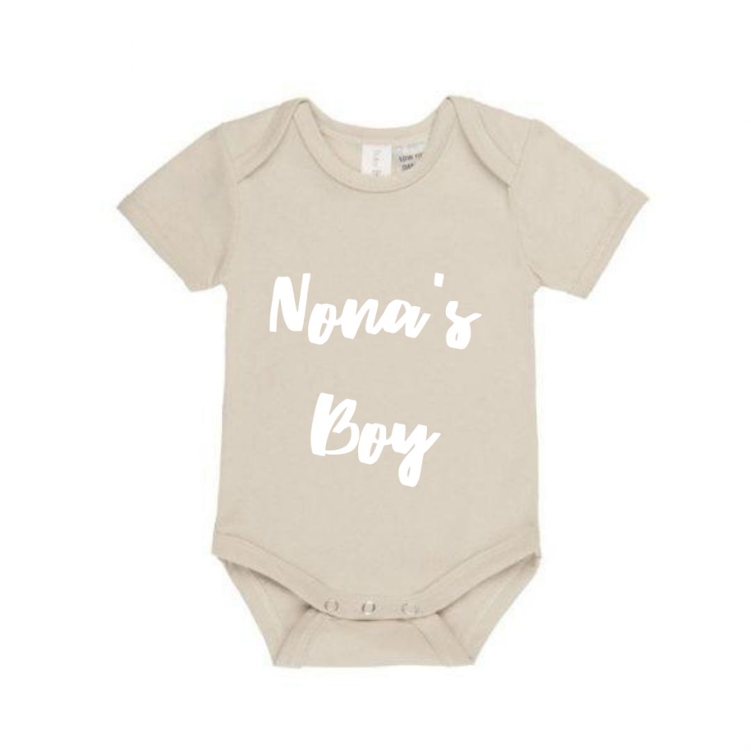 MLW By Design - Nona's Boy Bodysuit | Various Colours